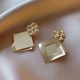 fashion geometric square sequin earrings simple alloy earringspicture12